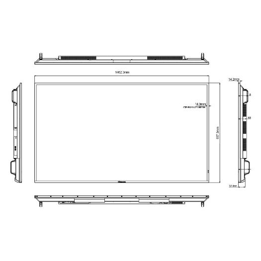 HIS-65B4E31T, HISENSE DLED monitor 4K 65" | E, Niz, Rezolucija 3840x2160