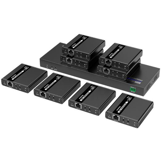 HDMI-SPL-1x8-4K30-CAT6, HDMI razdjelnik signala, produživač, Domet 40 m, 4K rezolucija