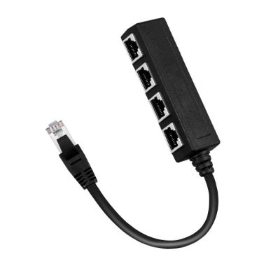 RJ45-SPLIT-4P, Razdjelnik RJ45, Nizak gubitak