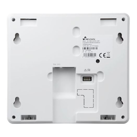 NV-TIMECONTROL-WIFI, Kontrola vremena i prisutnosti, Otisci prstiju, MF kartica i tipkovnica