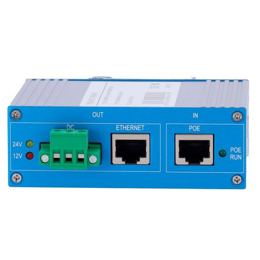 POE-SPLIT-60W-BT, PoE razdjelnik, Za IP kamere bez PoE, Ulaz RJ45 (PoE) / Izlaz RJ45 i priključak