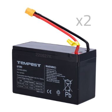 FPUBBY, Baterija za TEMPEST, BAT300 URFOG, 12V / 9Ah, Specijalni konektori