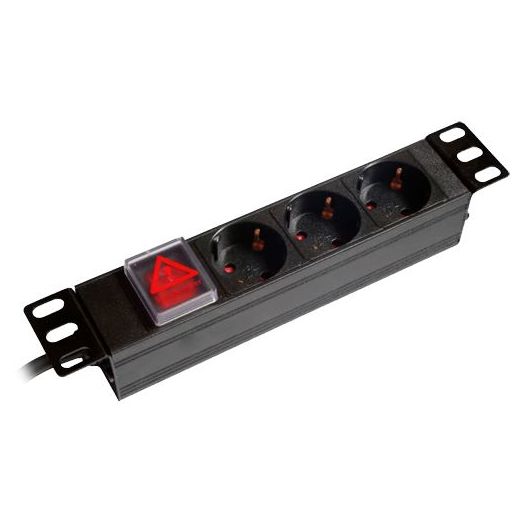 PDU-3P1U-SW-10INCH, Produžna traka, Dizajnirano za standardizirane regale od 10"