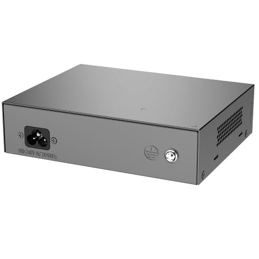 RG-ES110FG-P, Reyee PoE stolni preklopnik, Metalno kućište, 8 Mbps portova RJ45 10/100