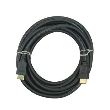 HDMI1-5, HDMI kabel, HDMI tip A muški konektori, Velika brzina, 5 m, Crna boja