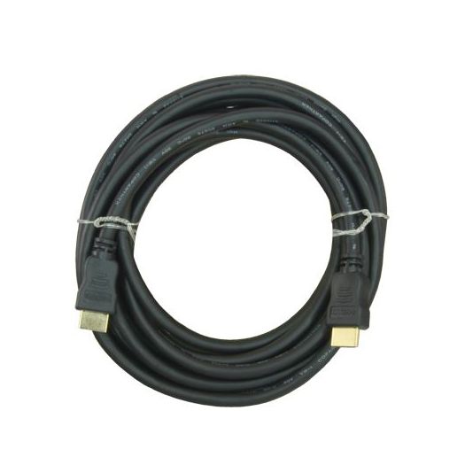 HDMI1-5, HDMI kabel, HDMI tip A muški konektori, Velika brzina, 5 m, Crna boja