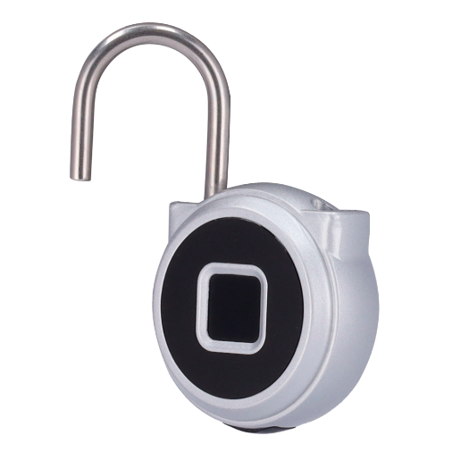 PADLOCK-FBT Bluetooth Smart Padlock   Fingerprint and app opening   Capacity 15 fingerprints 