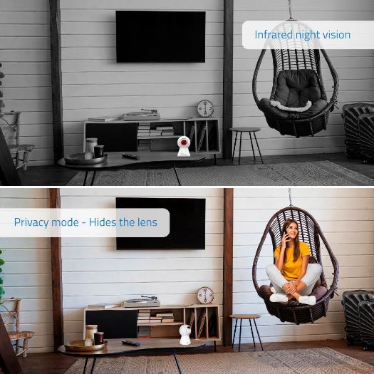 NVS-IPC-IS5, Nivian pametna kamera 2.5K 4MP, Wifi 2.4 GHz | Unutarnji, PT automatsko praćenje | IR 10 m