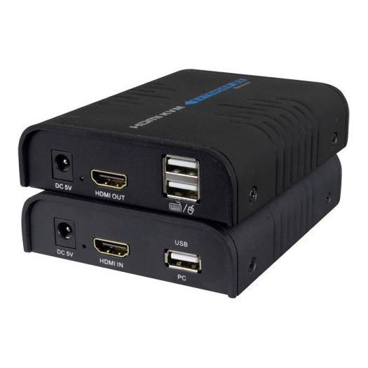 HDMI-KVM-EXT, KVM produživač HDMI signala, Domet 120 m, FHD rezolucija, Omogućuje 1 vezu:M