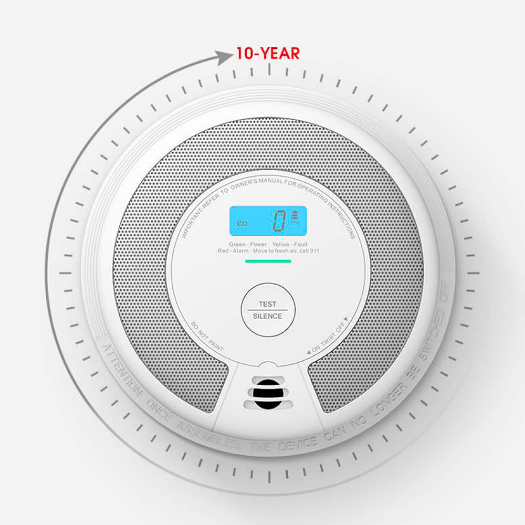SC07 X Sense Standalone Smoke and Carbon Monoxide Alarm   Battery life 10 years (non