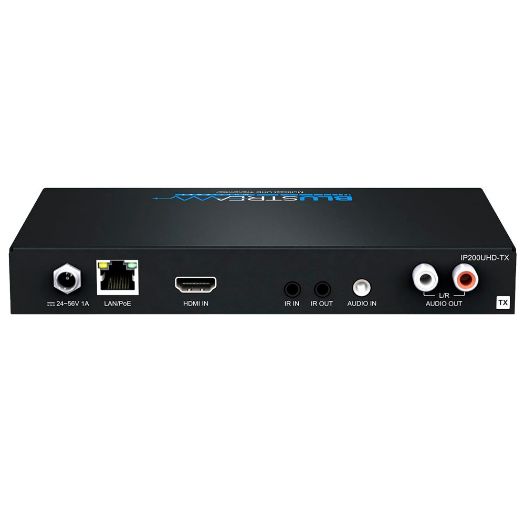 IP200UHD-TX, Video preko IP odašiljača, UHD rezolucija, 1 HDMI ulaz, 1 LAN izlaz (RJ45)