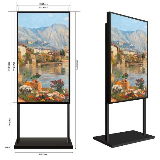 SF-75WF-FB, Podna potpora, Kompatibilno sa SF-om, 75WF50, 4K, Udaljenost od tla 342mm