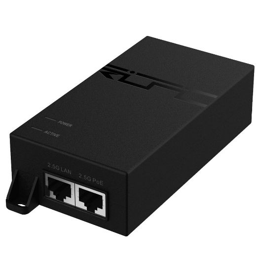 RG-POE-50-60W-MG, Ruijie, Bok, PoE injektor IEEE802.3bt, RJ45 Višegigabitni 10/100/1000/2500 Mbps Portovi