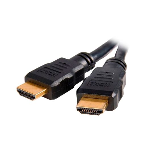 HDMI1-1, HDMI kabel, HDMI tip A muški konektori, Velika brzina, 1 m, Crna boja