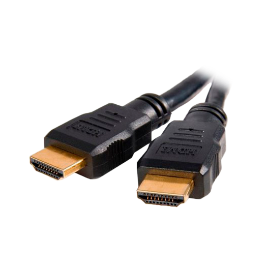 HDMI1-1 HDMI cable   HDMI type A male connectors   High speed   1 m   Black colour 