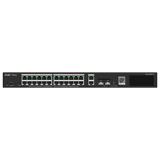 RG-ES228GS-P, Reyee upravljivi PoE preklopnik u oblaku, 24 PoE 802.3af/at + 2 SFP + 2 uzlazna veza RJ45