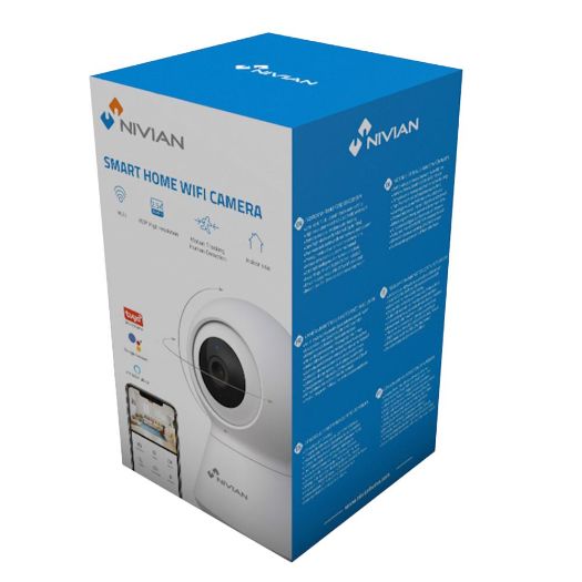 NVS-IPC-IS5, Nivian pametna kamera 2.5K 4MP, Wifi 2.4 GHz | Unutarnji, PT automatsko praćenje | IR 10 m