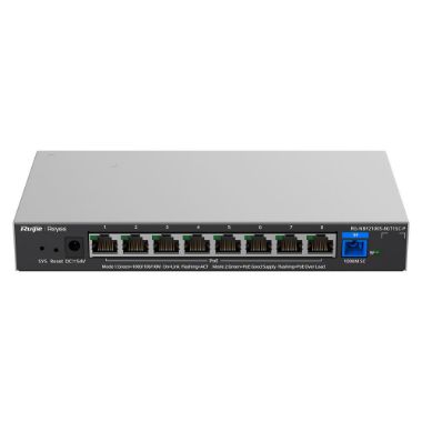 RG-NBF2100S-8GT1SC-P, Reyee E., Lighten Switch PoE Cloud Layer 2, 8 gigabitnih RJ45 portova 802.3af/at