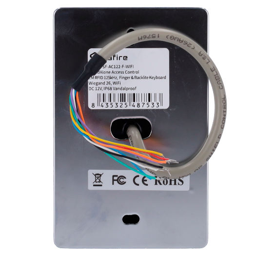 SF-AC122-F-WIFI samostalni sustav kontrole pristupa   pristup otiskom prsta, EM karticom, PIN-om i aplikacijom 