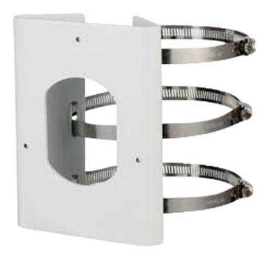 PFA154 Pole bracket   For motorised dome cameras   Material SECC   170 mm (H) x 130,4 mm (W) x 45 mm (D) 