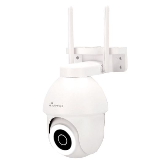NVS-IPC-0S3, Nivian pametna kamera 2.5K 4MP, Wifi 2.4 GHz | Vanjski IP65, PT pokreta | IR 10 m | Puna boja