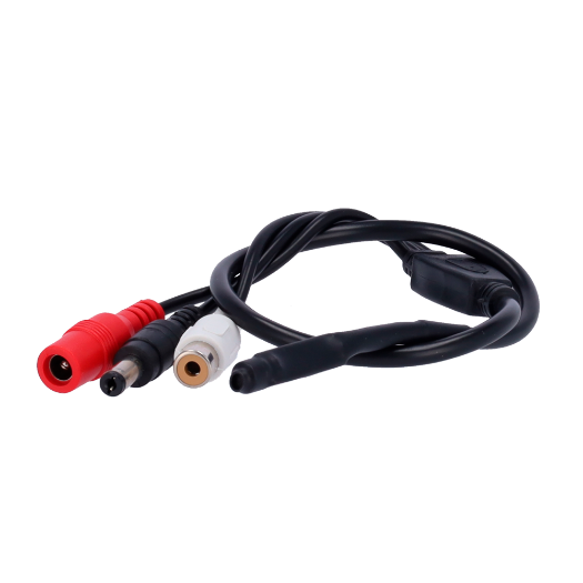 MIC01 Vanjski mikrofon   Priključuje se na bilo koji fotoaparat   RCA audio priključak (bijeli) 