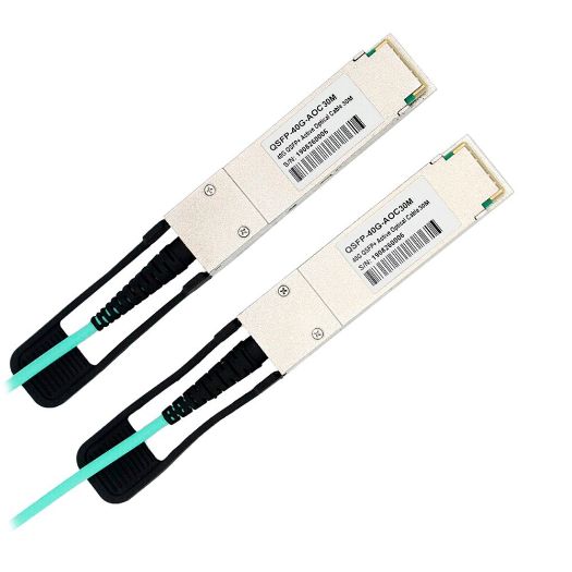 QSFP-40G-AOC-30M, QSFP+ kabel za izravno spajanje, Brzina 40 Gbps, QSFP+ modula na oba kraja