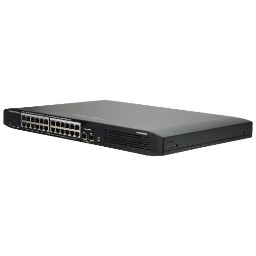 RG-ES226GC-P, Reyee upravljivi PoE preklopnik u oblaku, 24 PoE 802.3af/at + 2 SFP porta