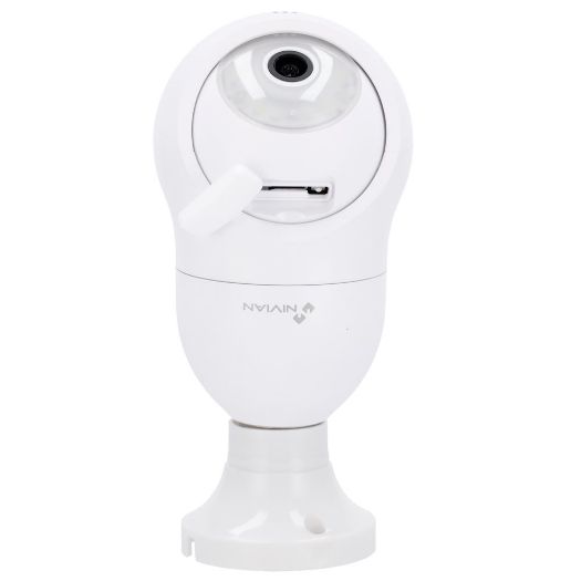 NVS-IPC-BULB1, Nivian pametna kamera 2K, Wifi 2.4 GHz / Podnožje E27, PT automatsko praćenje | IR 10 m