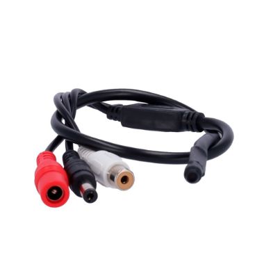 MIC01, Vanjski mikrofon, Može se pričvrstiti na bilo koju kameru, RCA audio konektor (bijeli)