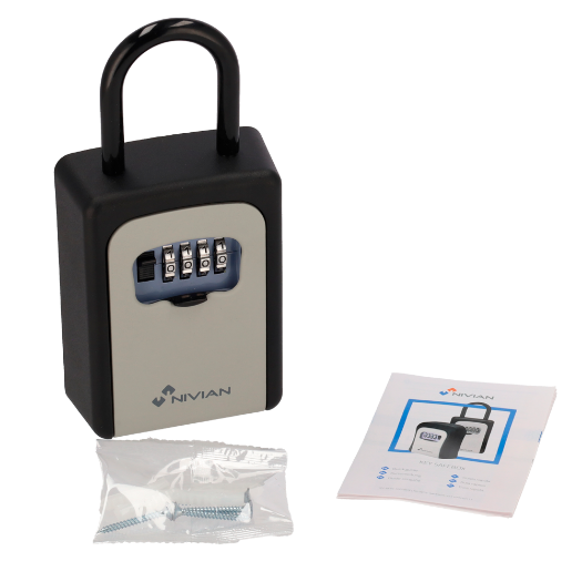 NV-KEYS-SAFEBOX-V2 Safety box with key hook   Opening with code of 4 digits 
