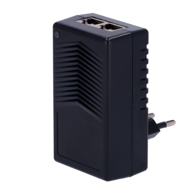 INJ-POE-15W-P Passive PoE wall mounted injector   Input/Output RJ45 10/100 Mbps 