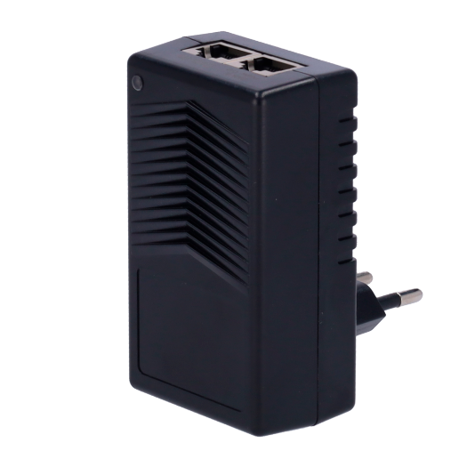 INJ-POE-15W-P Passive PoE wall mounted injector   Input/Output RJ45 10/100 Mbps 