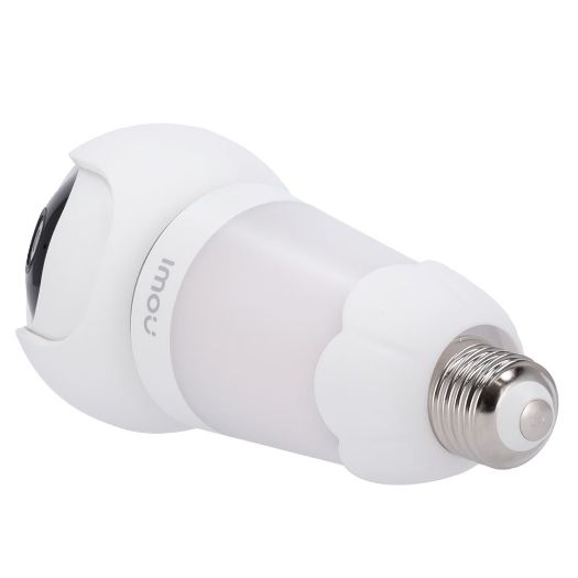 IPC-S6DP-3M0WEB-E27-IMOU, Motorizirana kamera sa žaruljom Bulb Cam 3MP, WiFi 2.4 GHz / bijelo LED svjetlo E27