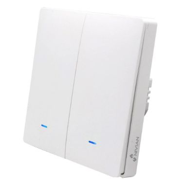 NVS-WALLSWITCH-201EASY-WR, Inteligentni zidni prekidač s 2 linije, WiFi 2,4 GHz IEEE802.11 b/g/n