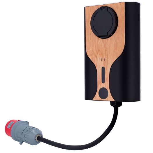 RD-NORA-22-C3-NCB22-EU, Prijenosni komplet punjača + adapteri za utikače, Snaga 22kW / 32A / Trofazna