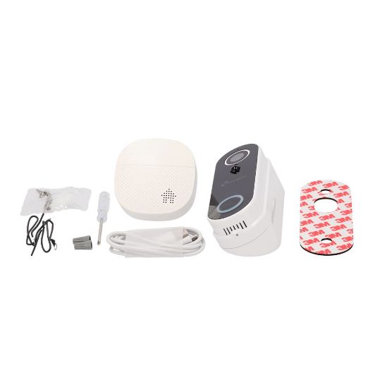 NVS-IPC-DB1, Nivian pametno zvono za vrata 2MP, Wifi 2.4 GHz | Zujalica | Vanjski dio IP65