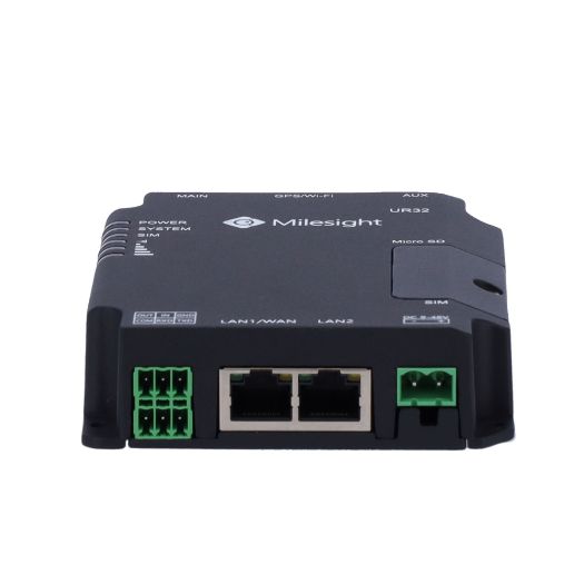 MS-UR32-L04EU-W-485, Milesight, Industrijski 4G WiFi ruter, 2 Ethernet porta RJ45 10/100