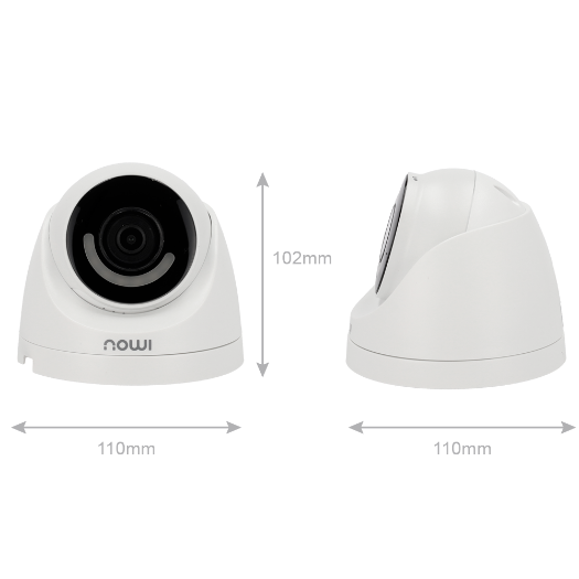 IPC-T26EP-0280B-IMOU Imou Wifi Camera 2 Megapixel   Turret format / Deterrent LED light 