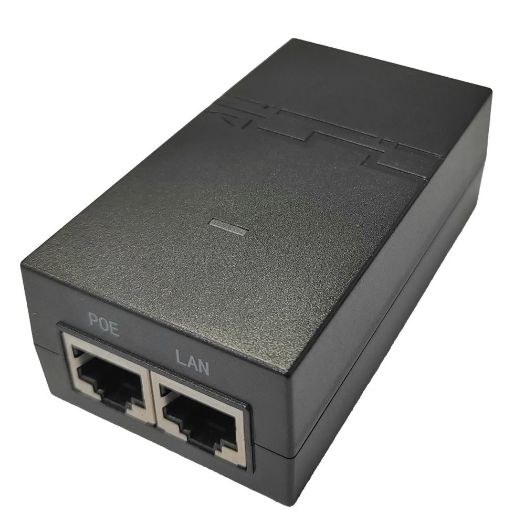 INJ-POE-G-12W-24, Pasivni PoE injektor, Ulaz/Izlaz RJ45 10/100/1000 Mbps
