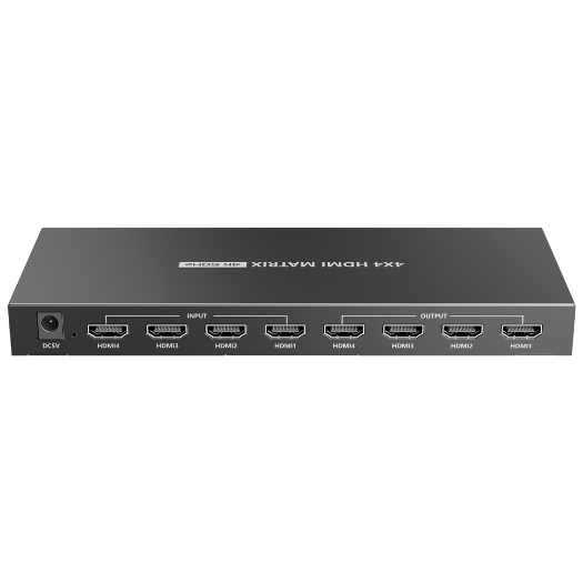 HDMI-MX-4x4-4K60 HDMI video matrix   4 HDMI inputs   4 HDMI outputs   Up to 4K (input and output) 