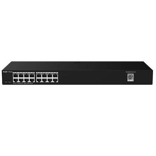 RG-ES216GC-V2, Reyee Switch Cloud, 16 RJ45 gigabitnih portova, Brzina porta 10/100/1000 Mbps