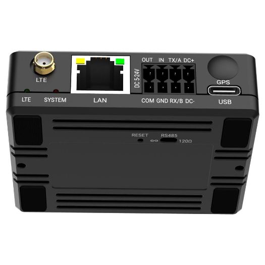 MS-UR41L-L0CEU, Milesight, 4G CAT1 industrijski ruter, 1 Ethernet portovi RJ45 10/100