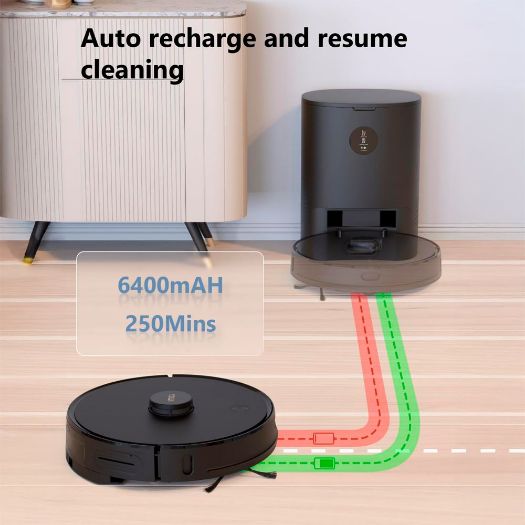 RV-L21S-A-IMOU, Imou robotski usisavač RV1 Pro Max, 6500Pa / 6400 mAh