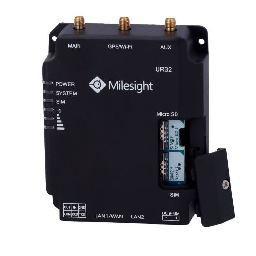 MS-UR32-L04EU-G, Milesight, Industrijski usmjerivač 4G GPS, 2 Ethernet porta RJ45 10/100