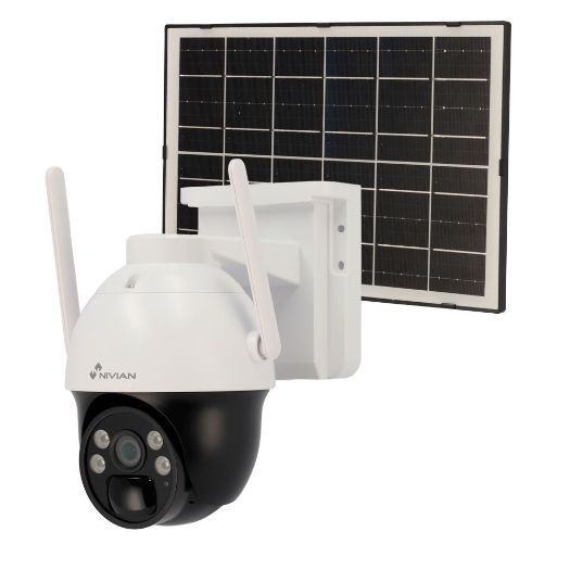 NV-CAM02S-SOLAR4G, Nivian motorizirana kamera 4G + SIM, Rezolucija 2K / Kompresija H.265