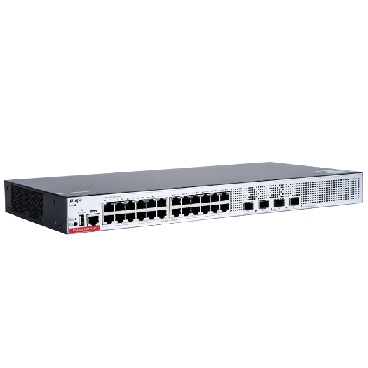 RG-CS83-24GT4XS-P Ruijie Switch Cloud Manageable L3   24 PoE RJ45 + 4 SFP+ ports 