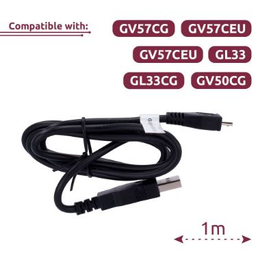 QL-MICRO-USB-CABLE-100CM-BLACK-RO, Mikro USB kabel 100 cm, Za konfiguraciju i nadogradnju firmvera