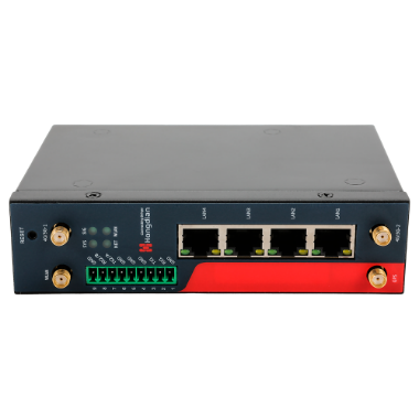 HG-H7960-L4EA-CS-W-PSE Hongdian Industrial Router 4G   4G Cat 4   4 PoE+ Ethernet ports RJ45 10/100/1000  