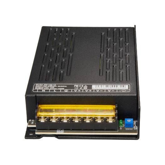 PD-120-12 Switching Power Supply   AC input 100 V ~ 240 V   2 outputs   DC Output 12 V / 120 W 